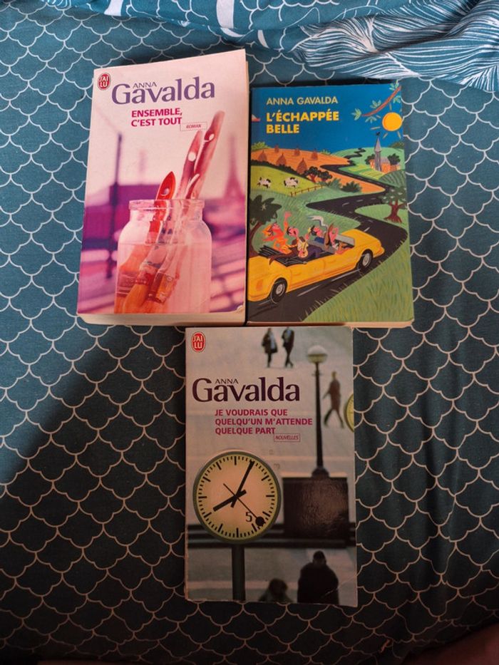 Lot de 3 livres d'Anna Gavalda