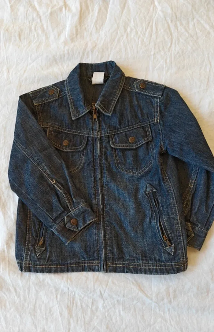 Veste en jean enfant unisexe - photo numéro 2