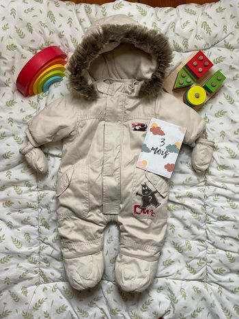 combinaison pilote à capuche chaussons intégrés gants amovible 3 mois kimbaloo