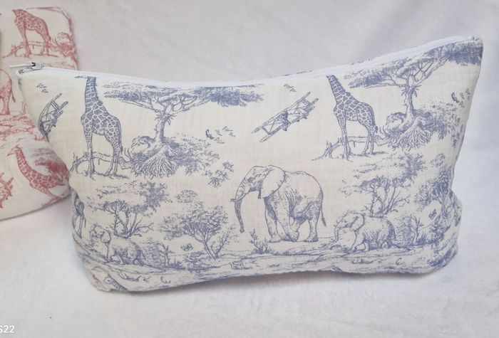 Trousse de toilette safari bleu