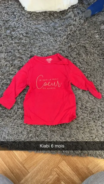 Tee shirt Kiabi 6 mois