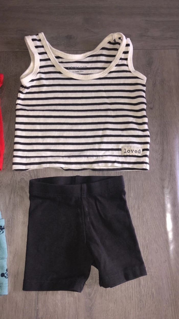 Lot ensemble short t-shirt - photo numéro 2