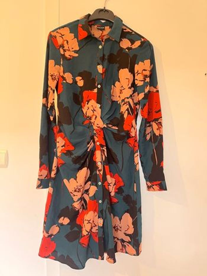 Robe portefeuille mi-longue