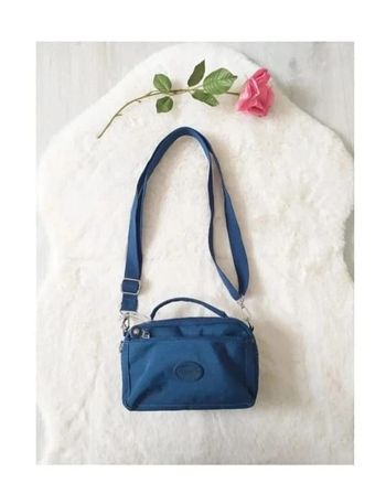 Petit sac à main sacoche en toile marine sacoche multipoches