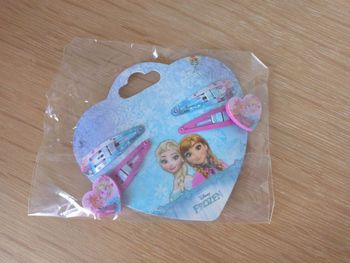 🌸 Lot de 4 barrettes "La Reine Des Neiges" - Disney Frozen 🌸