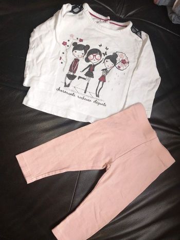 Ensemble tee-shirt legging 12 mois