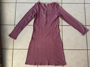 Chemise de nuit manches longues