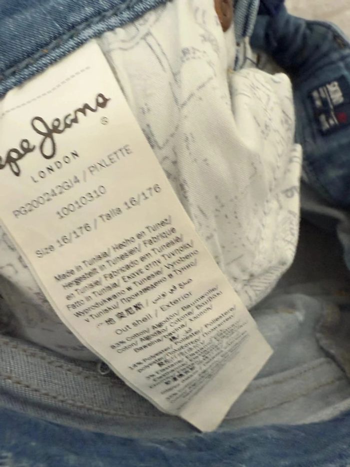 Jeans Pepe Jeans fille 16 ans super état - photo numéro 6