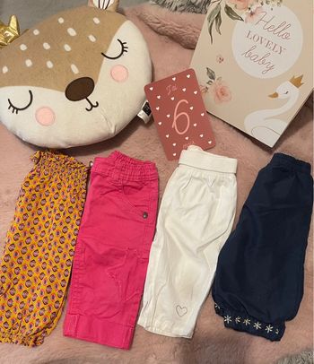 Lot de 4 pantalon 6m