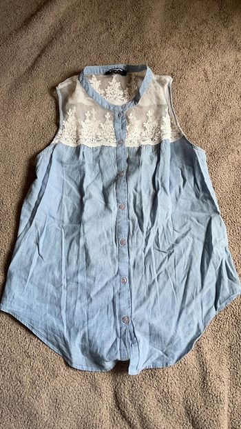 Chemise sans manches Jennyfer taille 34