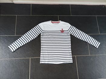 Joli tee-shirt marinière garçon 14 ans neuf