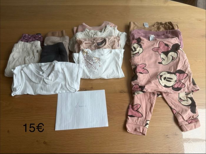 Lot vêtements fille 6mois