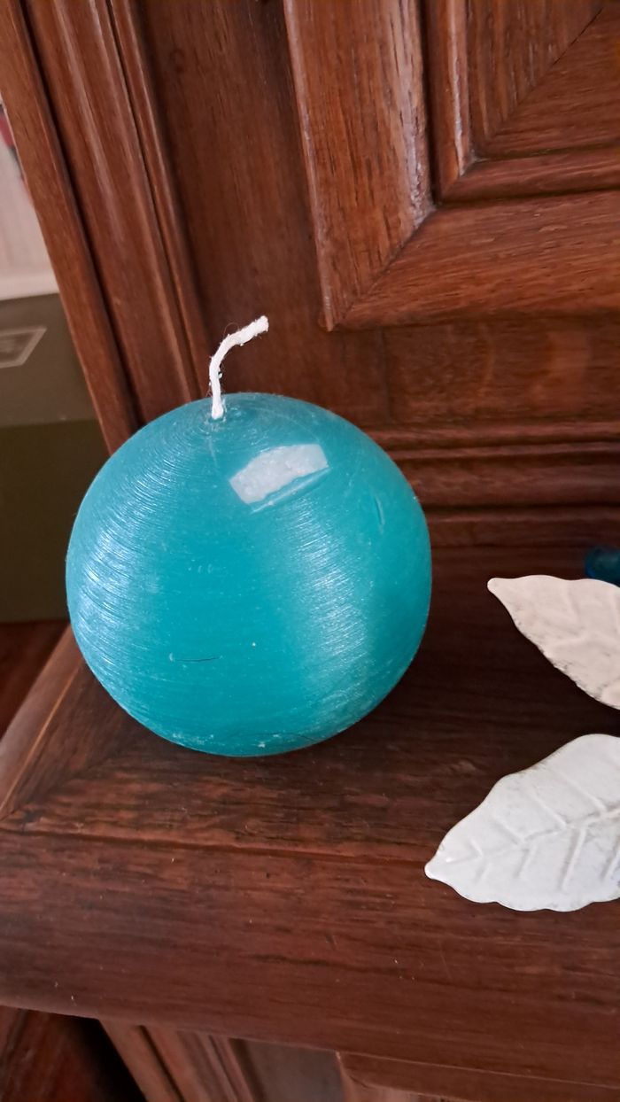 Lot de 2 bougies et porte bougies - photo numéro 6