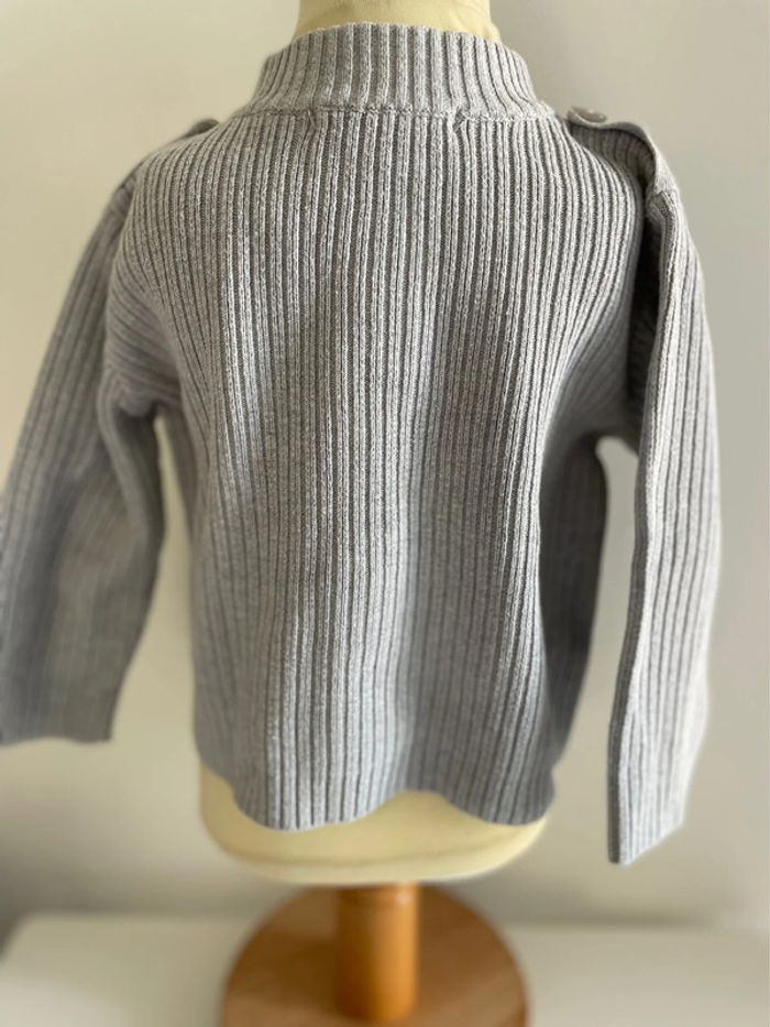 Gilet gris bébé - photo numéro 2