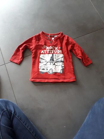 Tee-shirt manches longues Gémo 3 mois