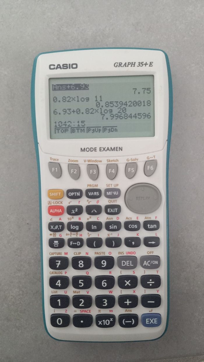 Calculatrice Casio Graph 35+ Examen - photo numéro 4