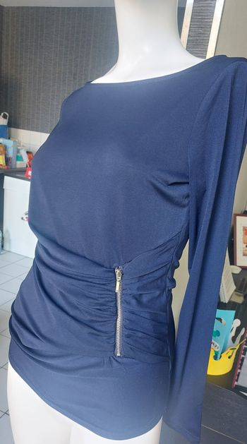 Haut manches longues bleu Morgan