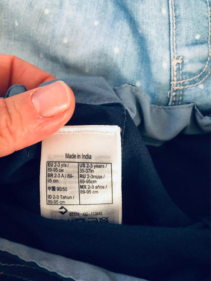 Lot de 5 shorts fille taille 2 ans - photo numéro 2