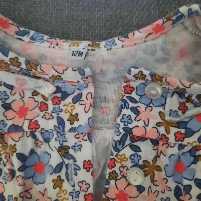 Chemise fille à petites fleurs - photo numéro 2