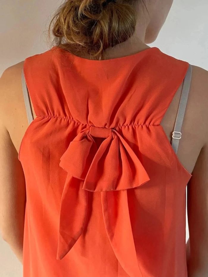 Robe fluide chic corail - photo numéro 3