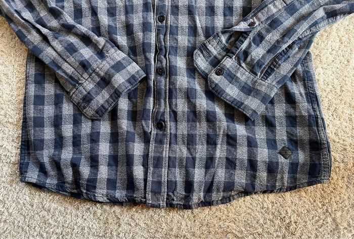 Chemise manches longues bleu à carreaux Jules taille M - photo numéro 3