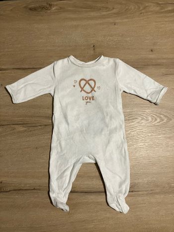 Pyjama velours 3 mois