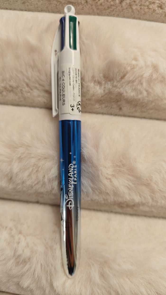 Stylo Bic 4 couleurs Neuf Disneyland Paris Château Mickey irisé - photo numéro 3
