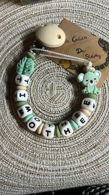 Attache tétine koala