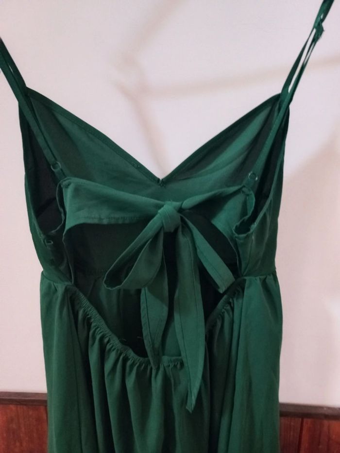 Robe fines bretelles verte - photo numéro 3