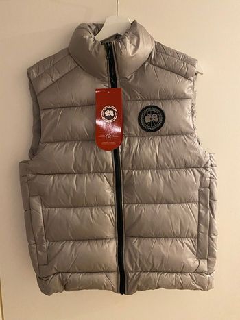 Veste doudoune sans manche Canada Goose grise taille M