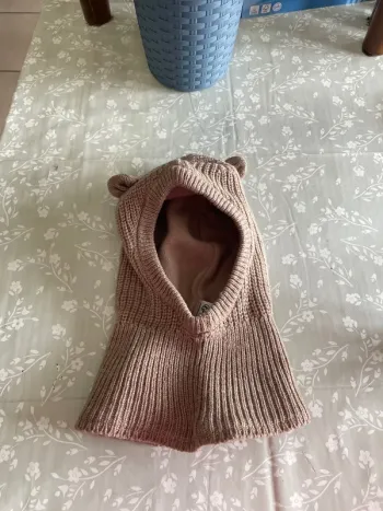 Cagoule nounours 3/6 mois