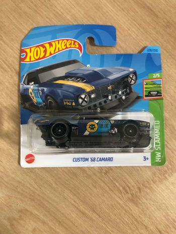 Miniature hot wheels Camaro custom 68