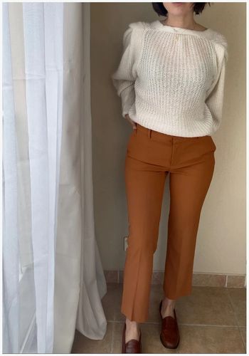 Chino Teddy Smith 7/8eme cognac taille M neuf