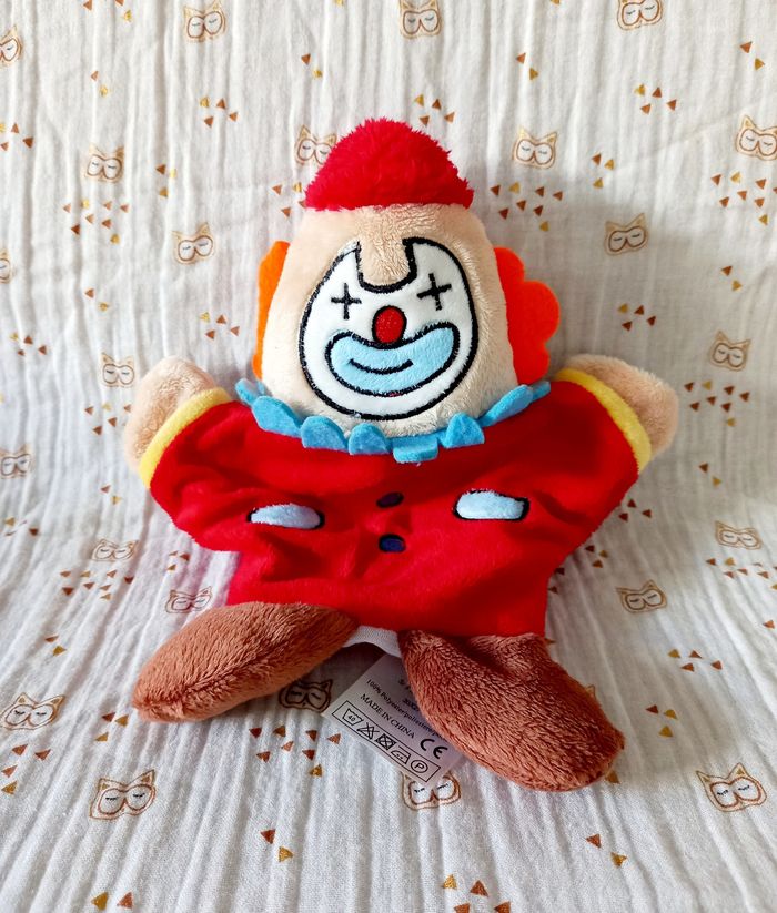 Doudou marionnette Maison du Monde clown