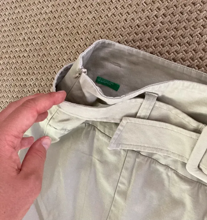 Jupe beige Benetton - photo numéro 5