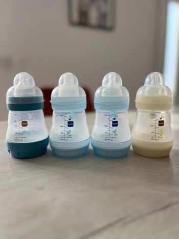 Lot de 4 biberons mam 160 ml
