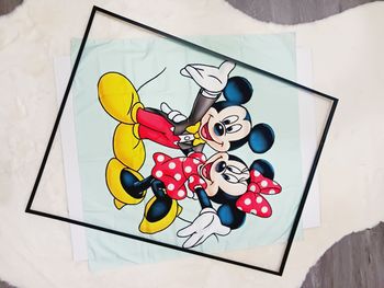 Decoration murale Impression sur toile tissus 70x70 neuf à encadrer