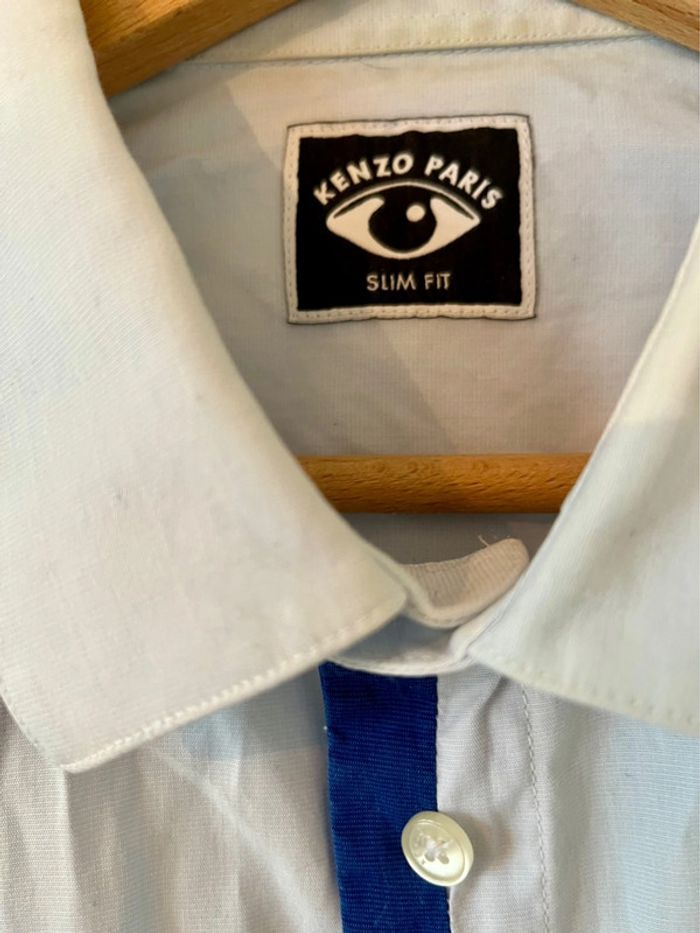Chemise bleu clair Kenzo taille M - photo numéro 2