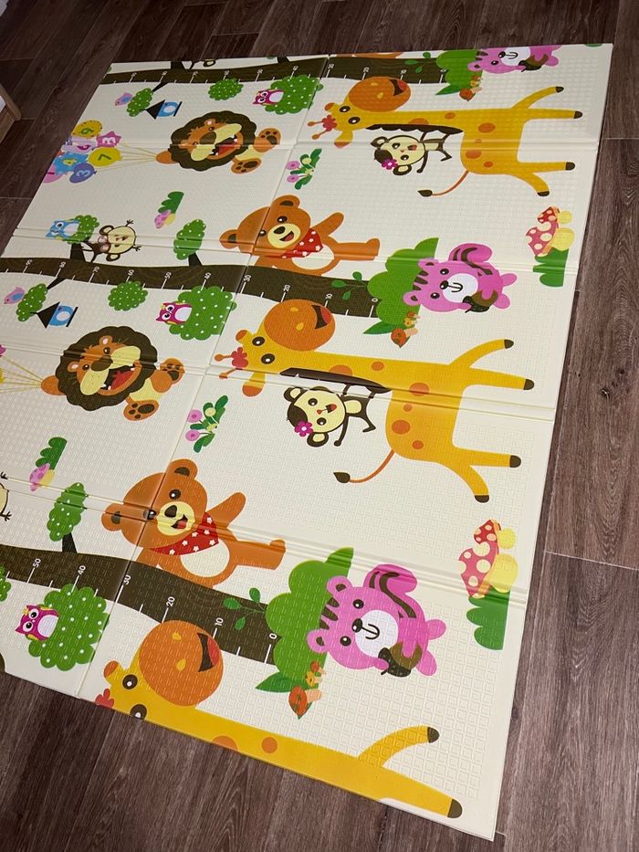 Tapis de jeu pliable réversible bébé neuf - photo numéro 5