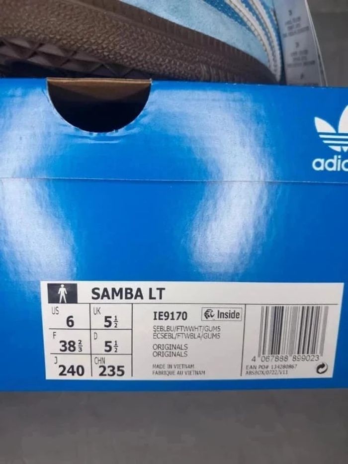Adidas Originals Samba Blue - photo numéro 7