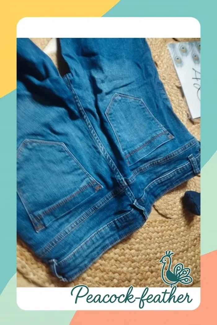 Bermuda jean 42 femme - photo numéro 6