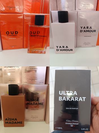 Lot de 4 parfums cp neuf sous blister