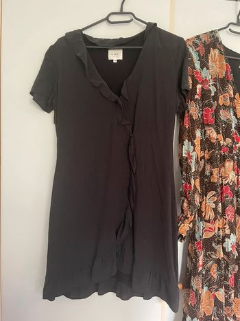 Robe Sézane soie noire 38