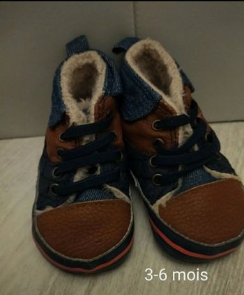 Chaussons fourrés 3-6mois