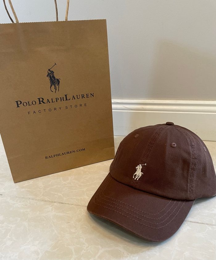 Casquette marron. Ralph Lauren