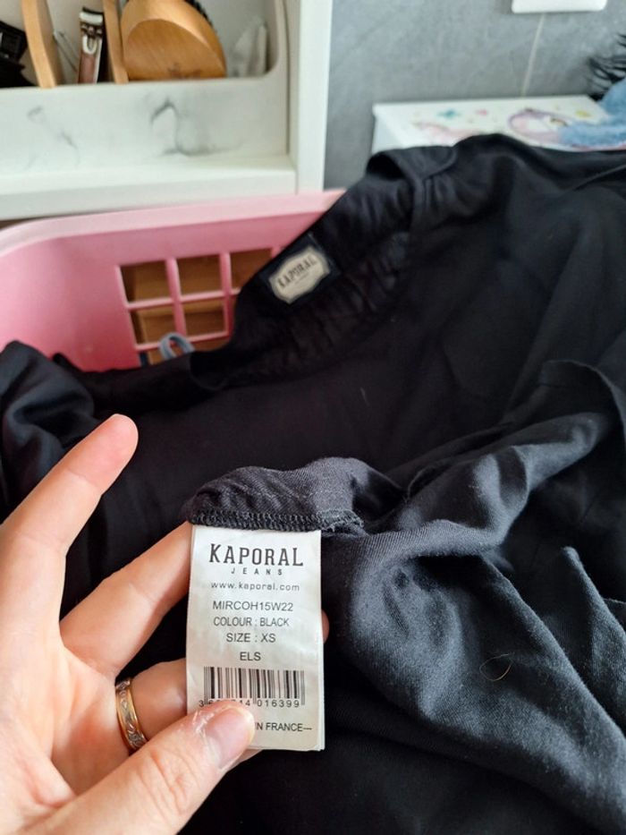 Robe noire fluide kaporal femme t34 - photo numéro 2