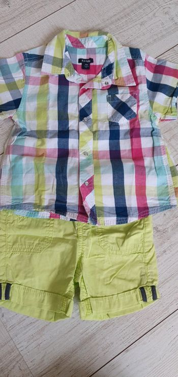 Ensemble short + tee-shirt manches courtes kiabi