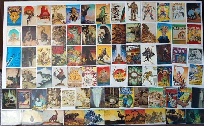 Lot cartes lost worlds by william stout - photo numéro 2