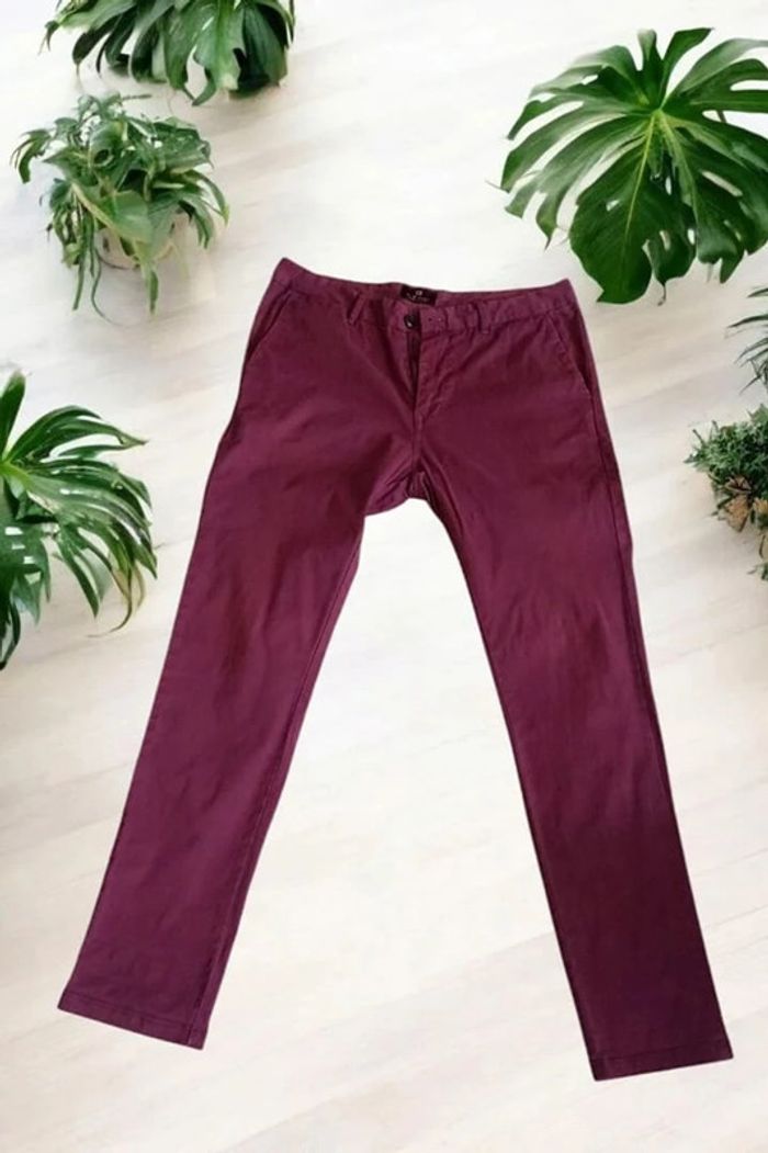 Chino Scotch & Soda bordeaux taille W30 | Fr 40
