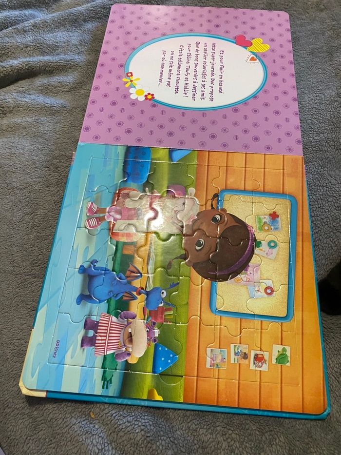 Livre Disney puzzle Docteur la peluche - photo numéro 3